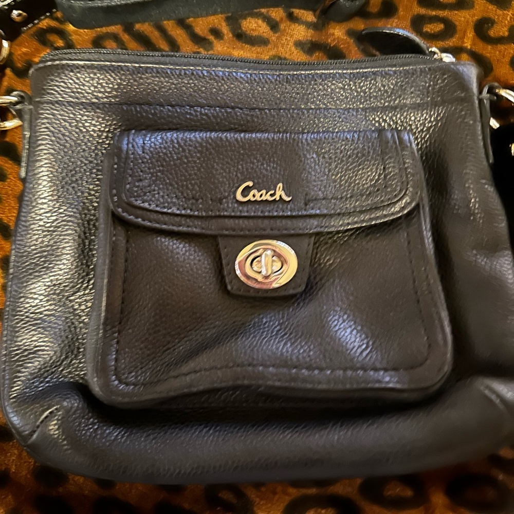 Coach crossbody black